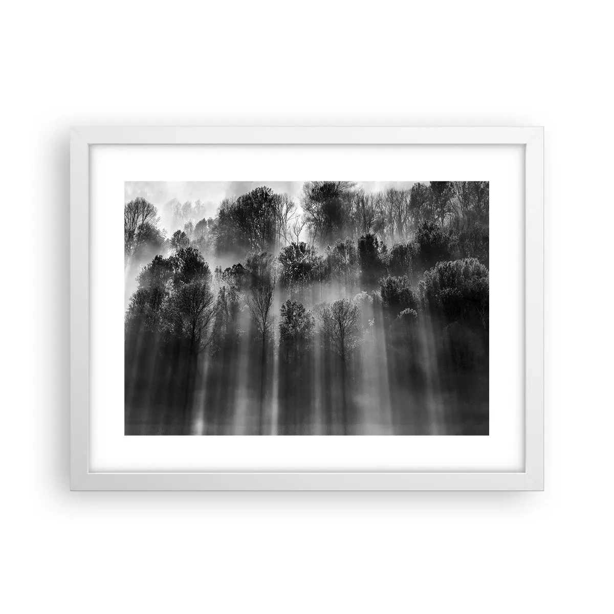 Poster in white frmae - In the Streams of Light - 40x30 cm