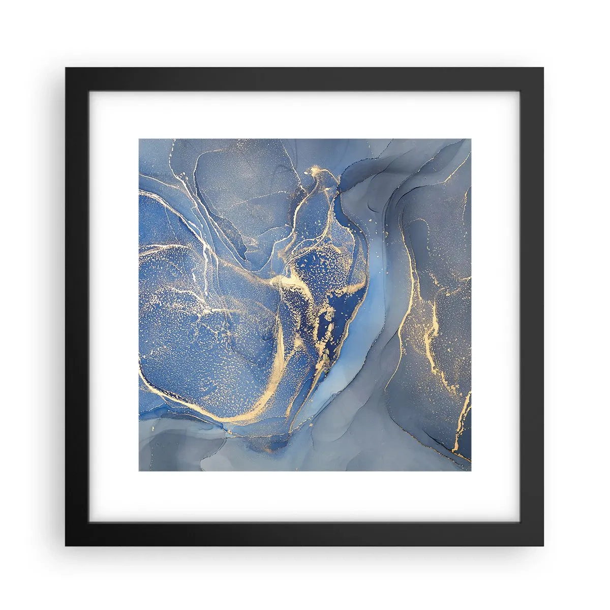 Poster in black frame - Gold Dust - 30x30 cm