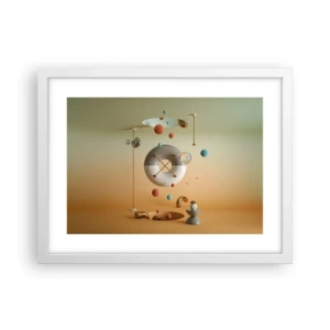 Poster in white frmae - Anything Can Happen - 40x30 cm