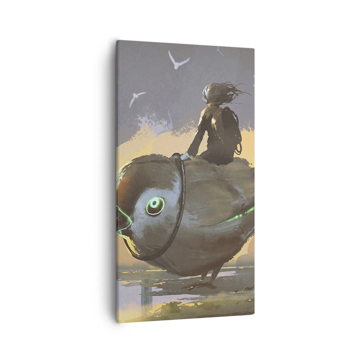 Canvas picture - Stop on a Fantastic Journey - 55x100 cm