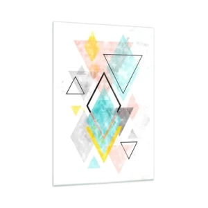 Glass picture - Geometric Play - 70x100 cm