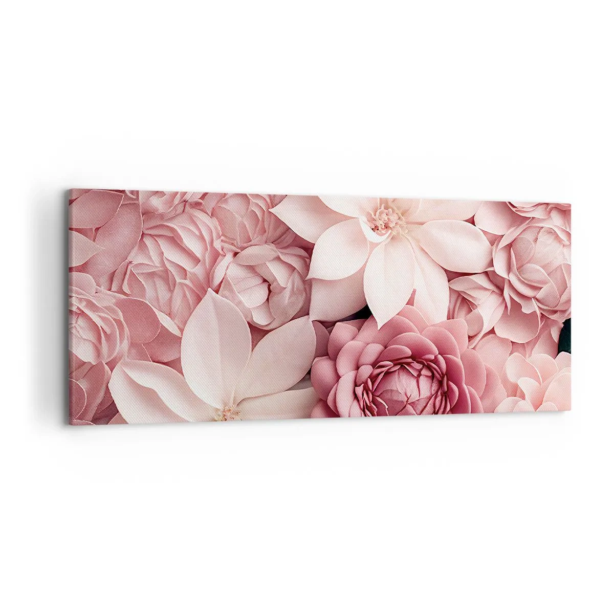 Canvas picture - In Pink Petals - 120x50 cm