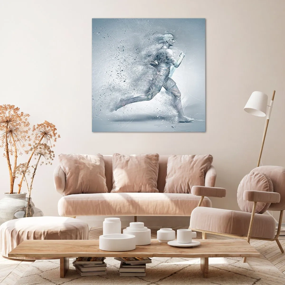 Canvas picture - Crystally Clear Energy - 30x30 cm