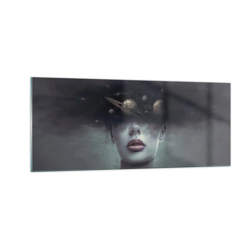 Glass picture - And Planets are Revolving… - 100x40 cm