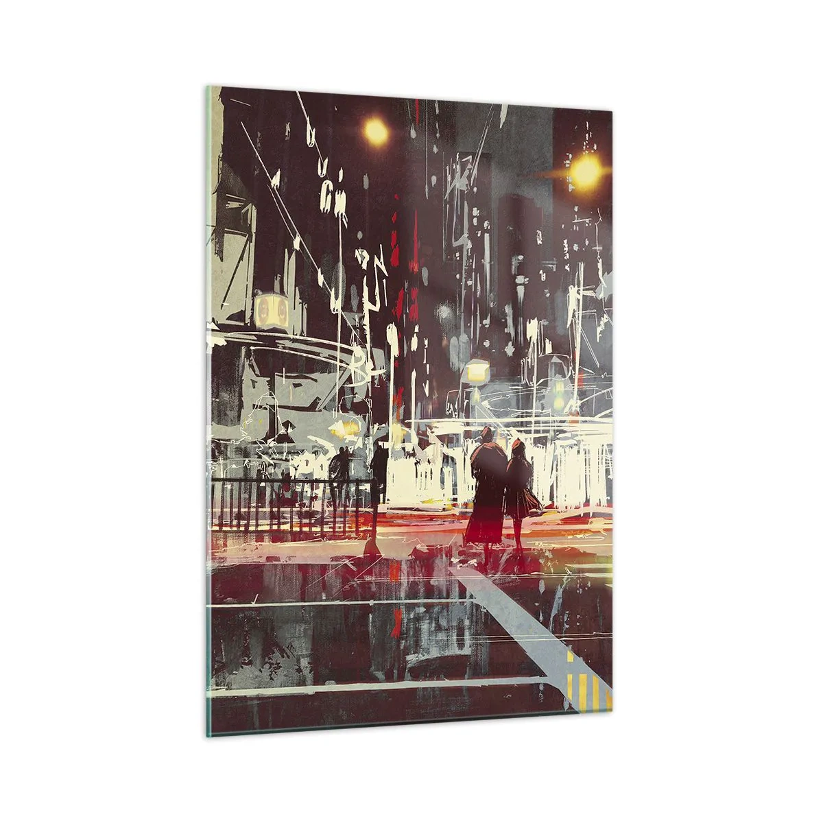 Glass picture - Big City Trip - 50x70 cm