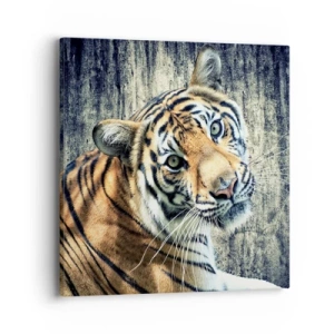 Canvas picture - Portrait in Rays of Light - 40x40 cm