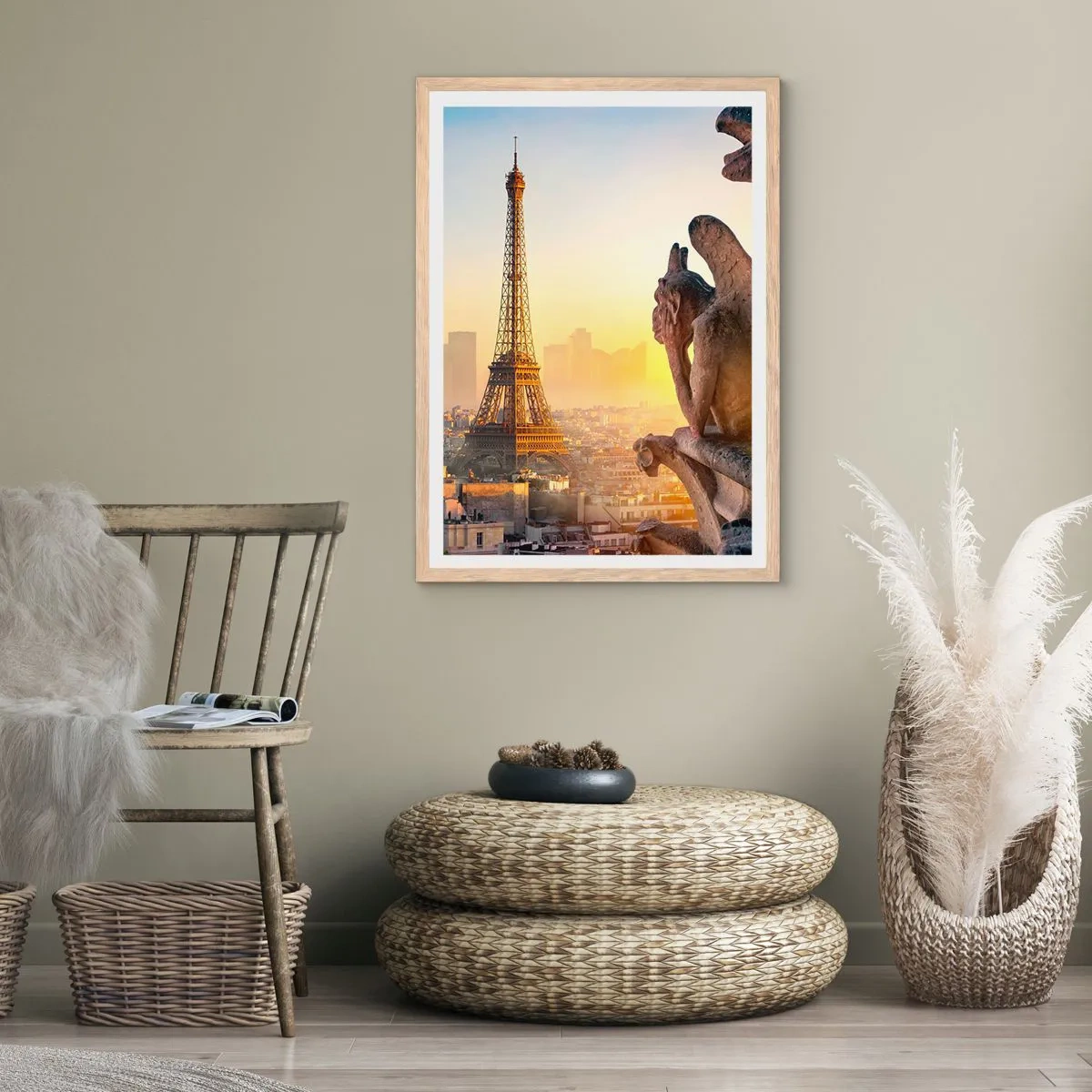 Poster in light oak frame - Much Has Changed… - 70x100 cm