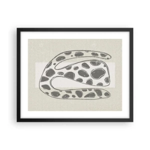 Poster in black frame - Curious Creature - 50x40 cm