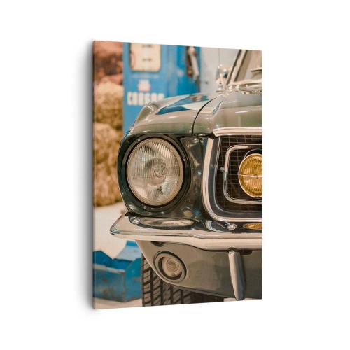 Canvas picture - Encounter with the Legend - 50x70 cm