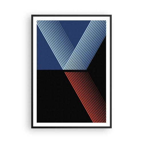 Poster in black frame - Simple Story - 70x100 cm