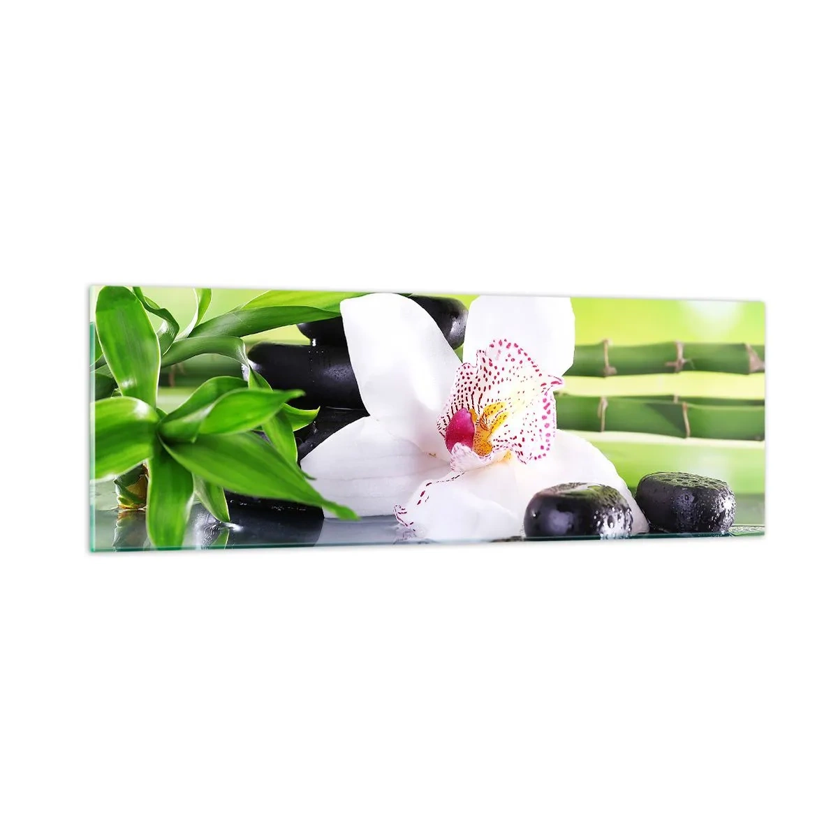 Glass picture - Cool Freshness - 90x30 cm