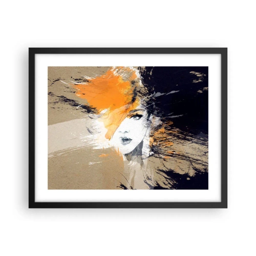 Poster in black frame - And There Was Light - 50x40 cm