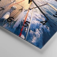 Clock face with numbers