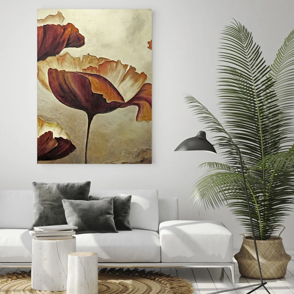 Glass picture - Piece of Meadow - 50x70 cm