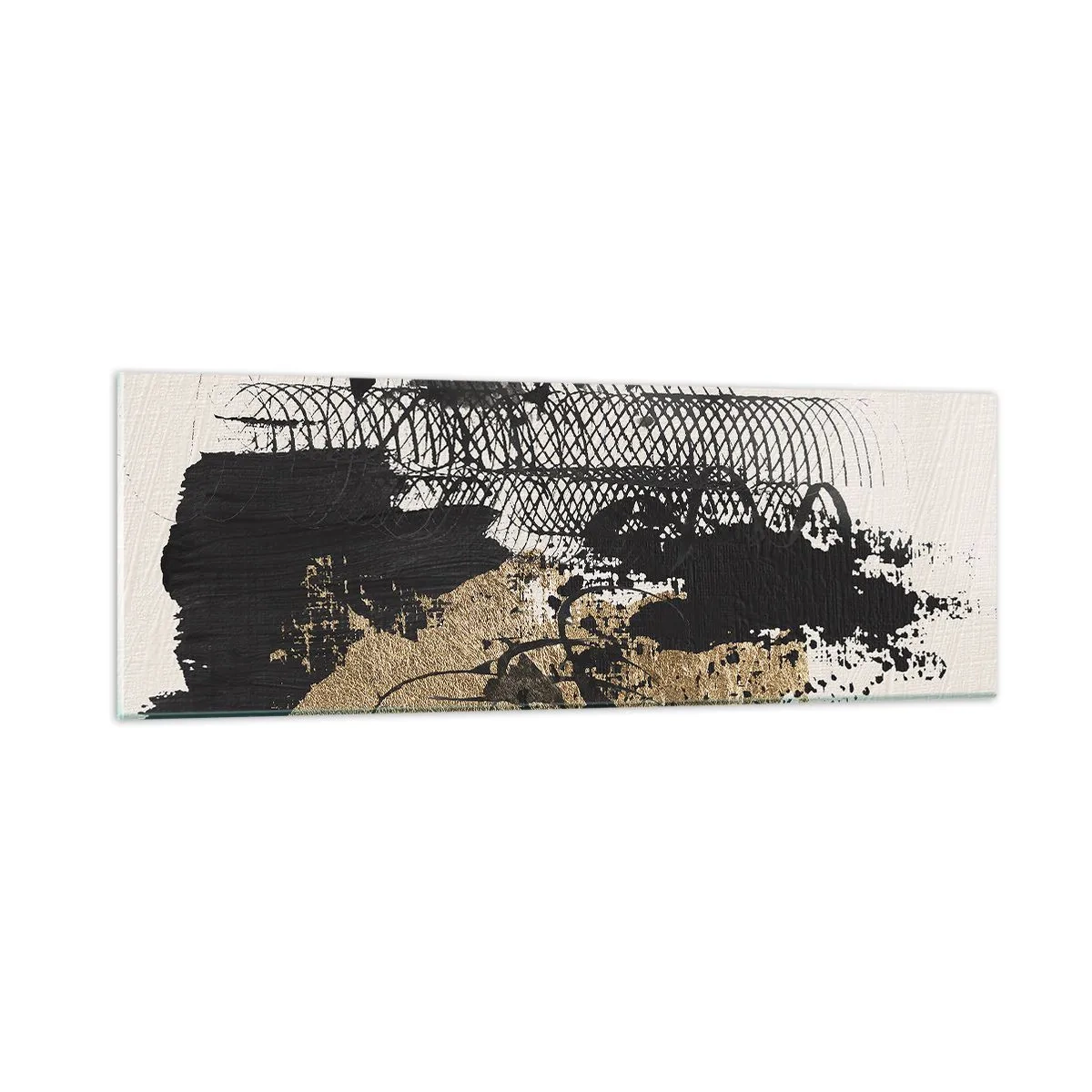 Glass picture - Composition With Passion - 90x30 cm