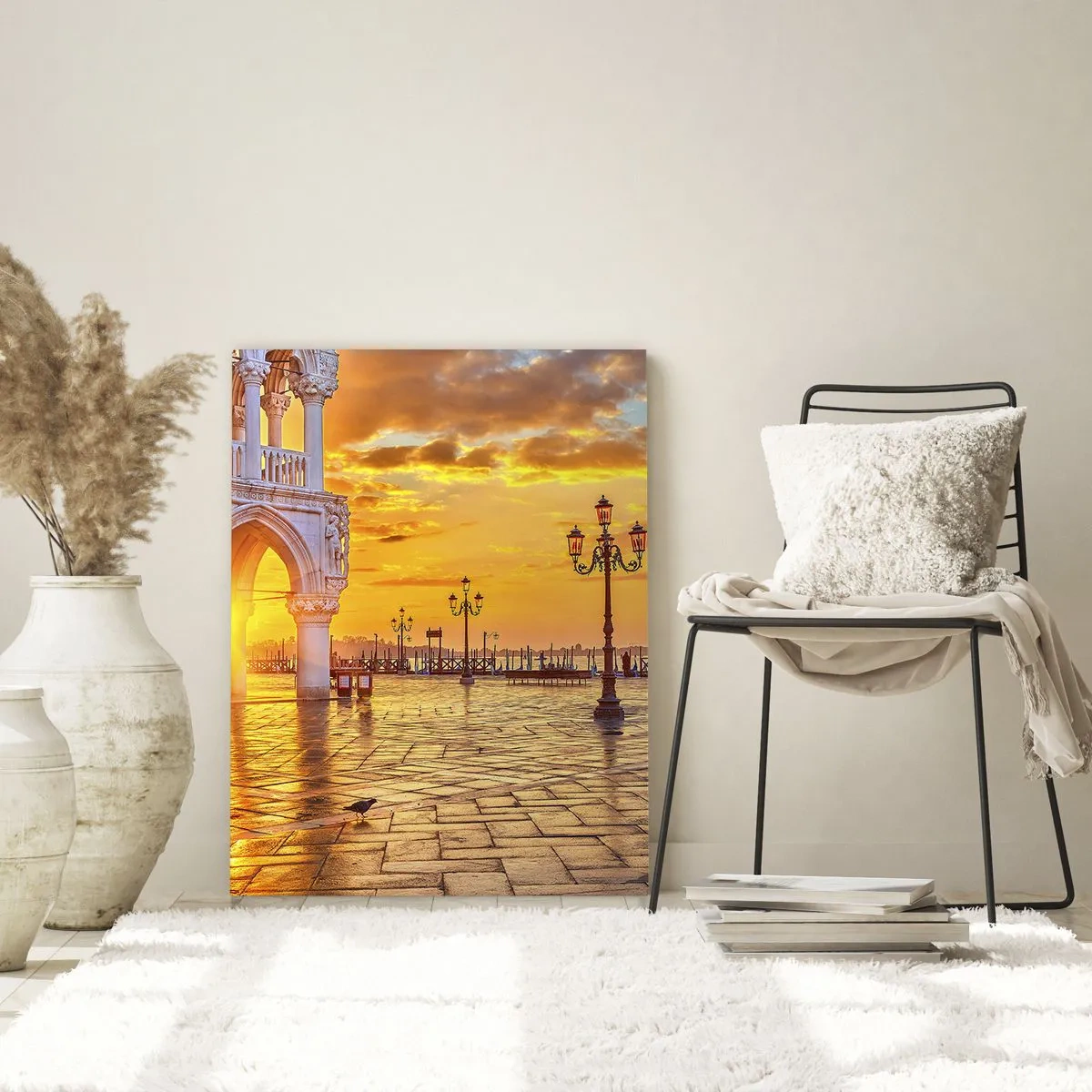 Glass picture - Where Is Everybody? - 50x70 cm