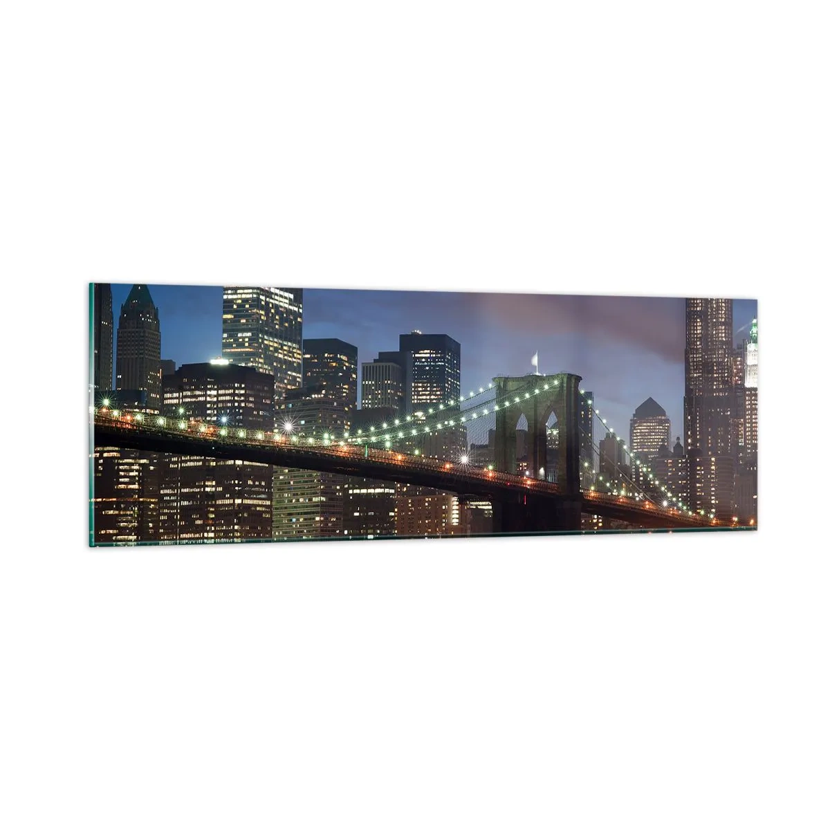 Glass picture - Starry Night  - 90x30 cm