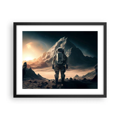 Poster in black frame - New Challenge - 50x40 cm