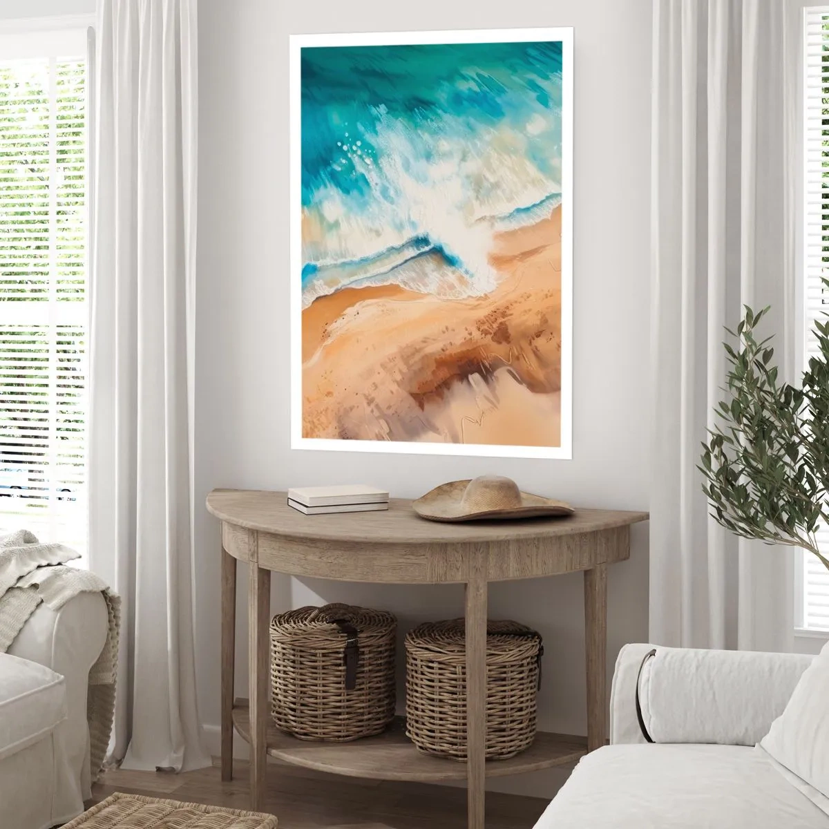 Poster - Returning Wave - 30x40 cm