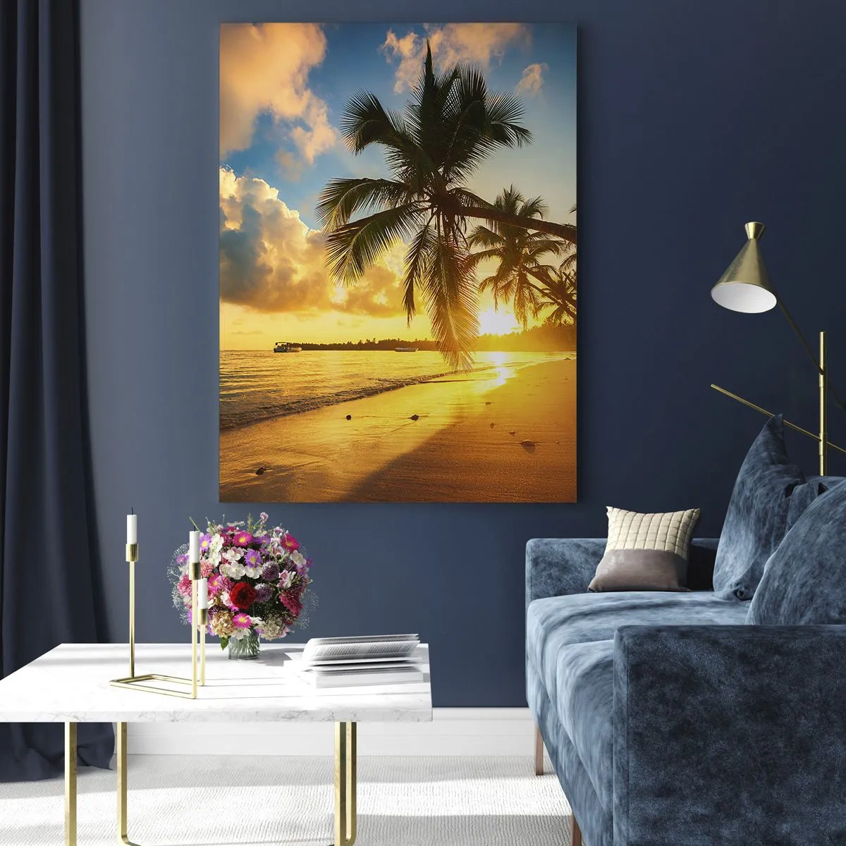 Glass picture - Caribbean Dream - 50x70 cm