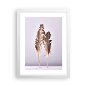 Poster in white frmae - Against Nothingness - 30x40 cm