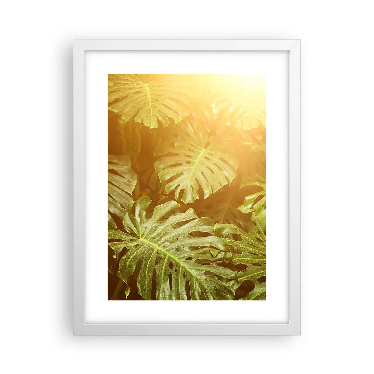 Poster in white frmae - Walking into the Green - 30x40 cm