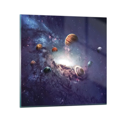 Glass picture - Solar-Dancing System - 70x70 cm