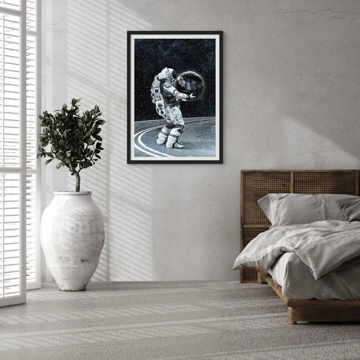 Poster in black frame - On the Milky Way - 61x91 cm