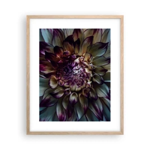 Poster in light oak frame - The Blossoming of Youth - 40x50 cm