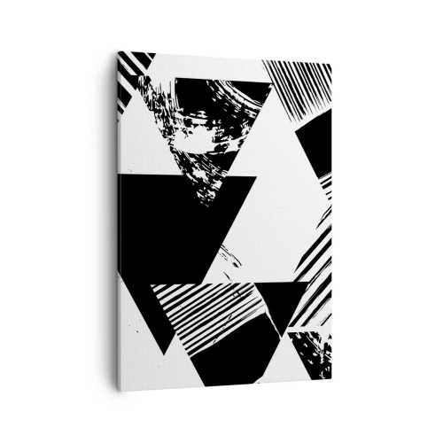 Canvas picture - Rain of Triangles - 50x70 cm