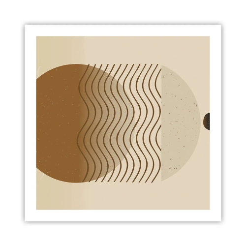 Poster - About the Origin of Geometrical Figures - 60x60 cm