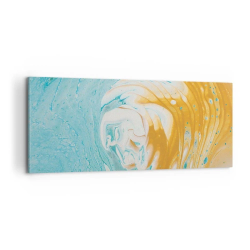 Canvas picture - Pastel Swirl - 100x40 cm