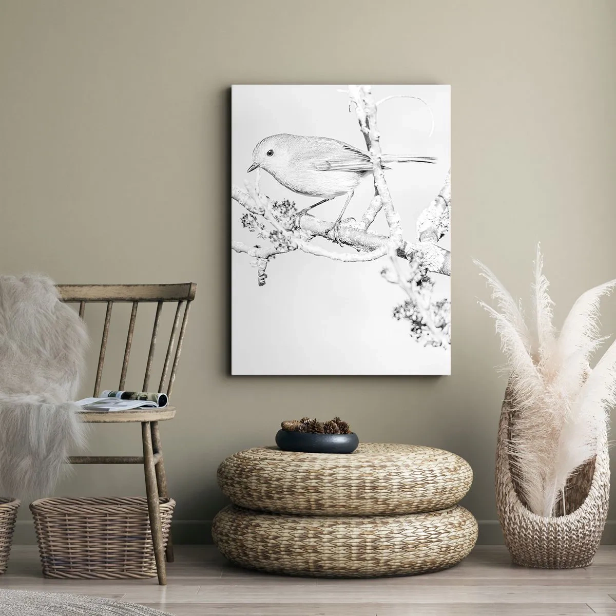 Canvas picture - Winter Morning - 50x70 cm