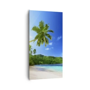 Canvas picture - Mild Touch of the Tropics - 65x120 cm