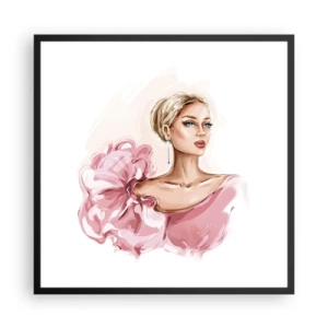 Poster in black frame - Like a Painitng - 60x60 cm