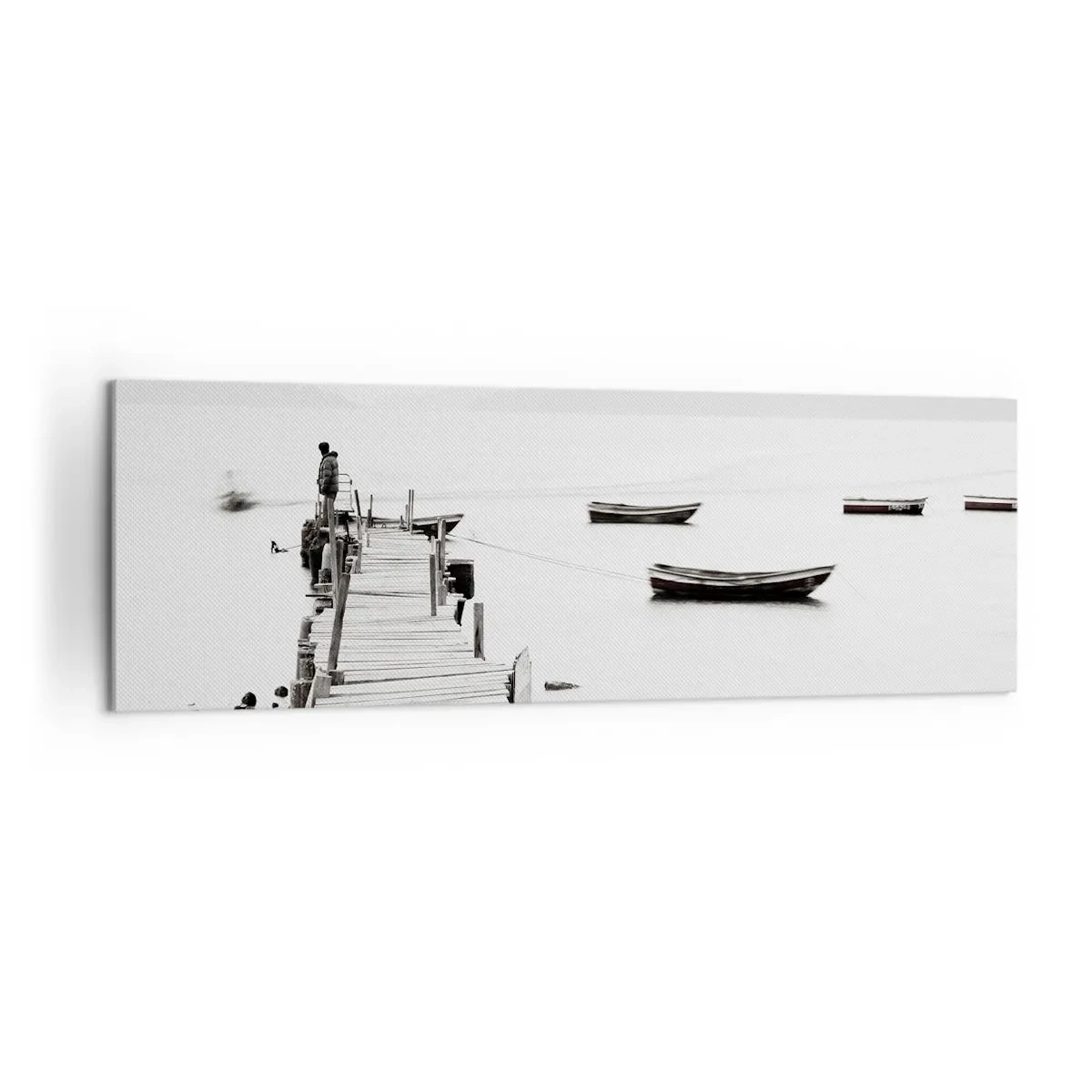 Canvas picture - By Waters Still and Clear - 160x50 cm
