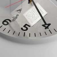 Clock face with numbers