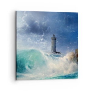 Canvas picture - Standing Guard against the Elements - 70x70 cm