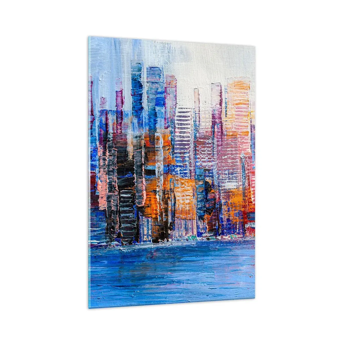 Glass picture - Joyful Metropolis - 70x100 cm