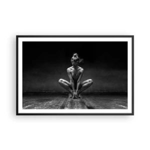 Poster in black frame - Concentration of Dancing Energy - 91x61 cm
