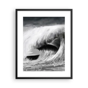 Poster in black frame - Wrath of the Ocean - 40x50 cm