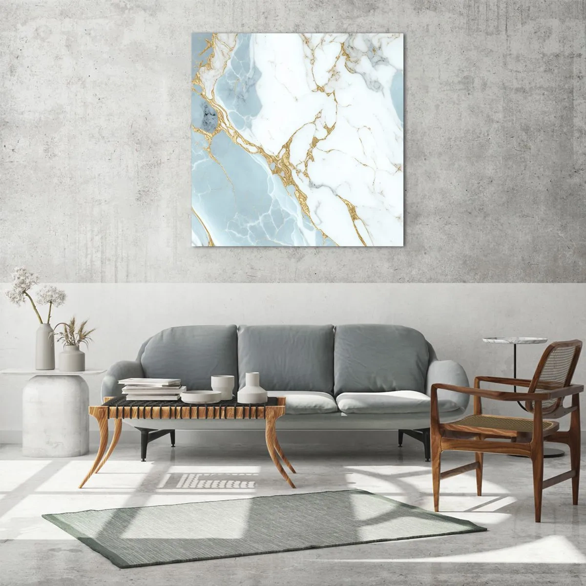 Glass picture - Richness of the Stone - 40x40 cm