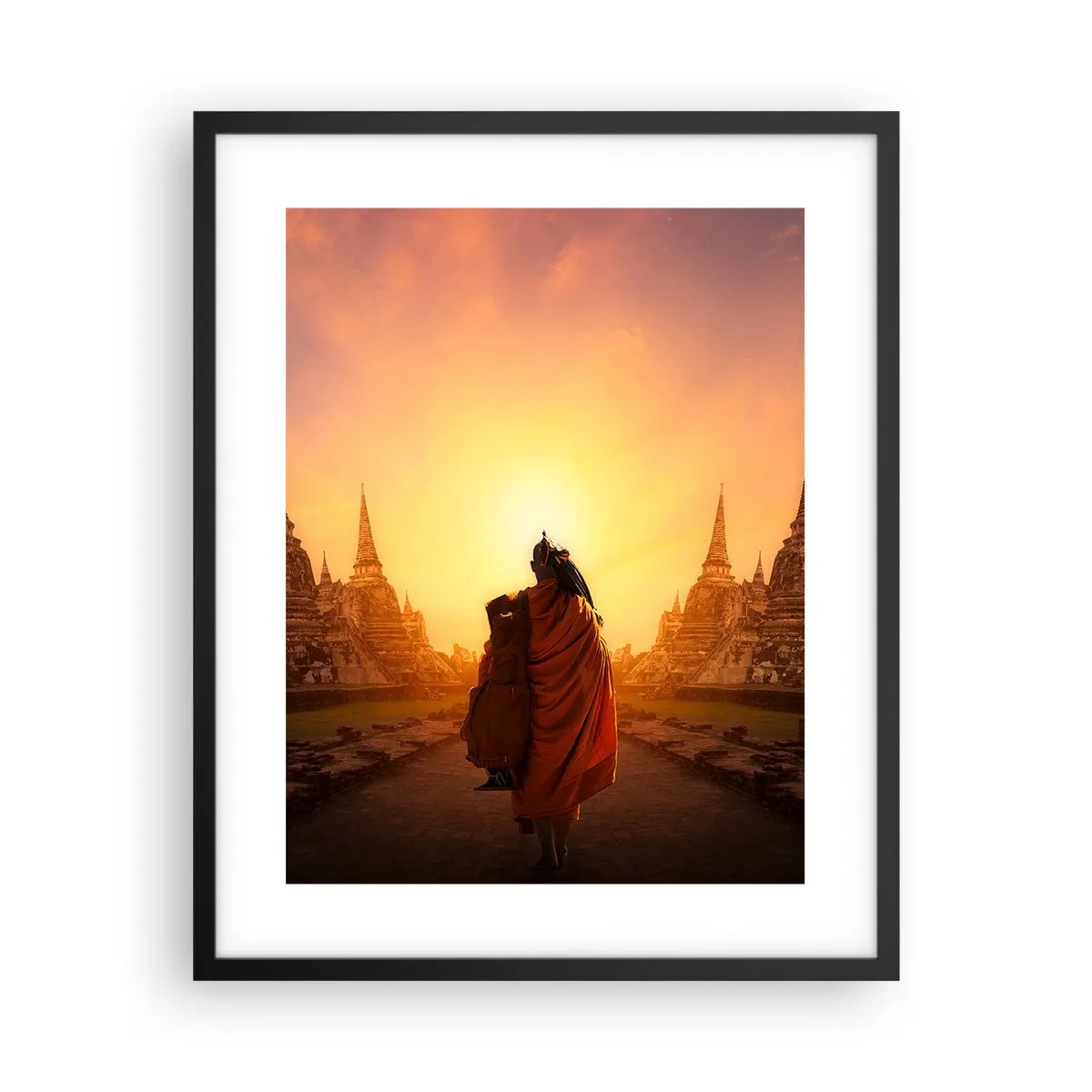 Poster in black frame - In Peace through Eternity - 40x50 cm