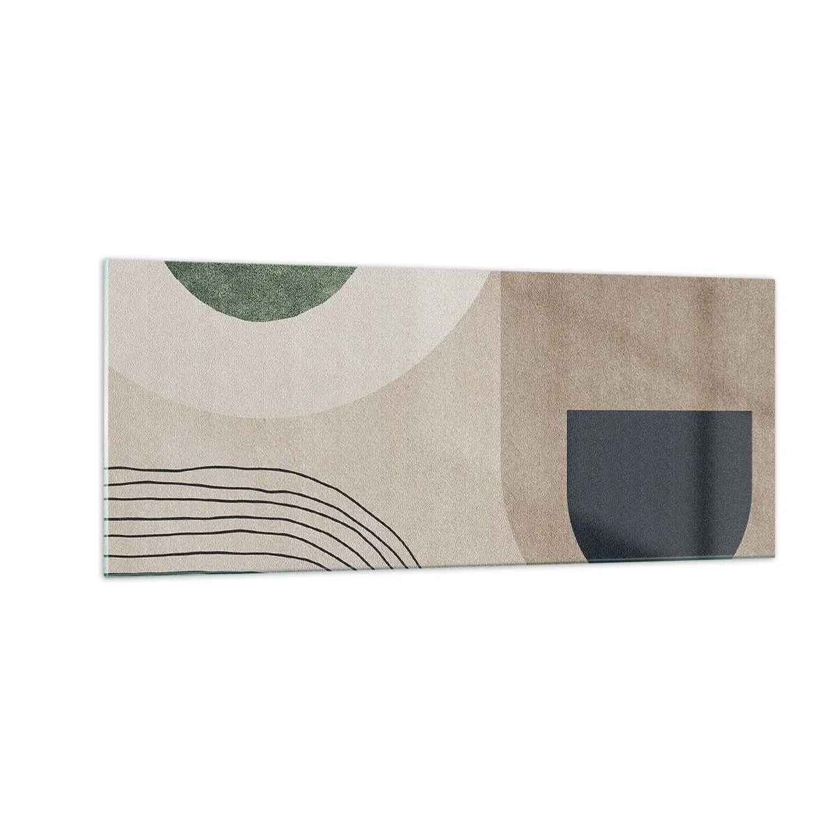 Glass picture - Gentleness of an Oval - 100x40 cm