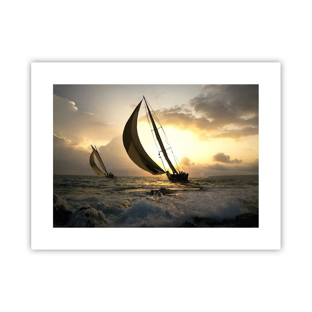 Poster - With and against the Wind - 40x30 cm