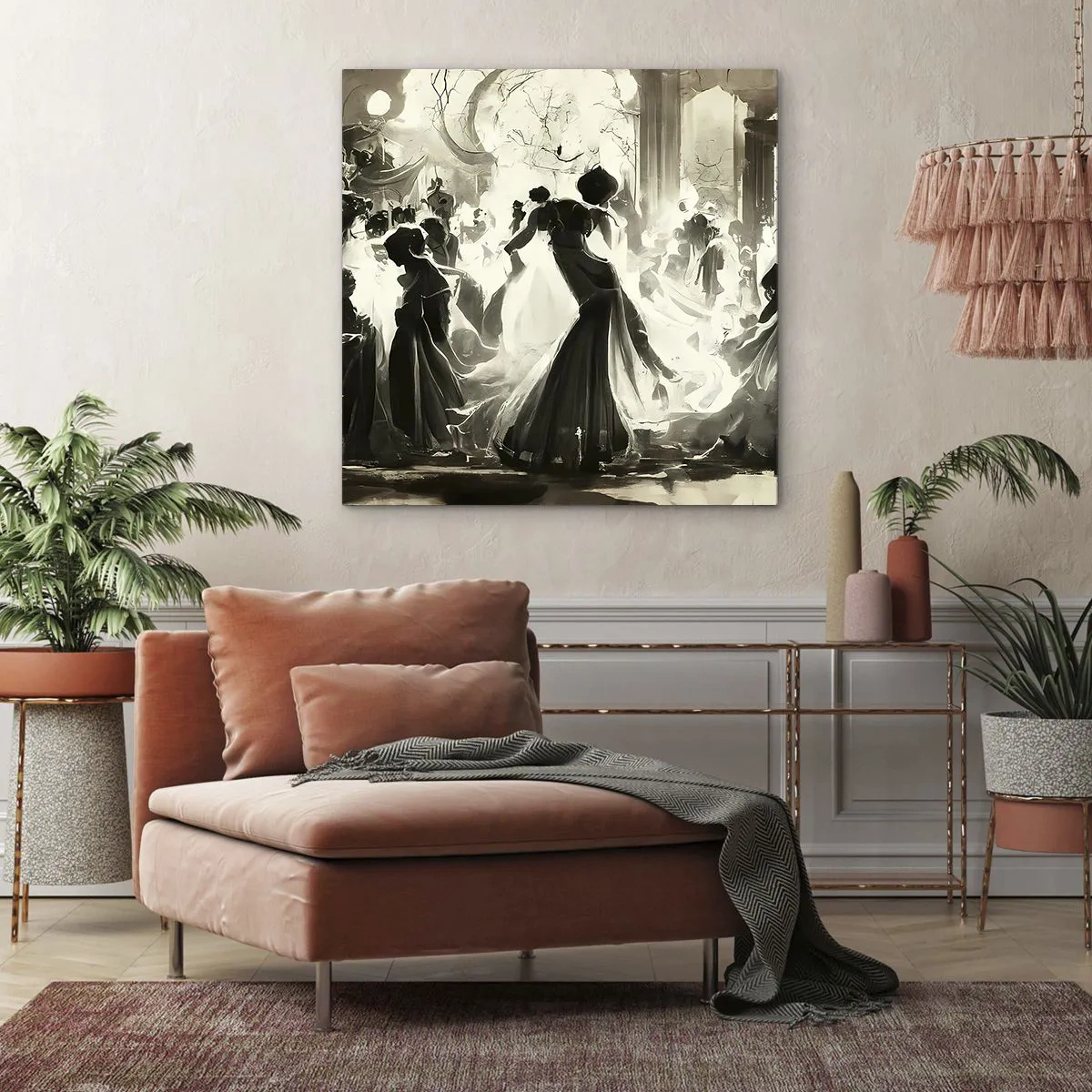 Canvas picture - Big Masquerade - 60x60 cm