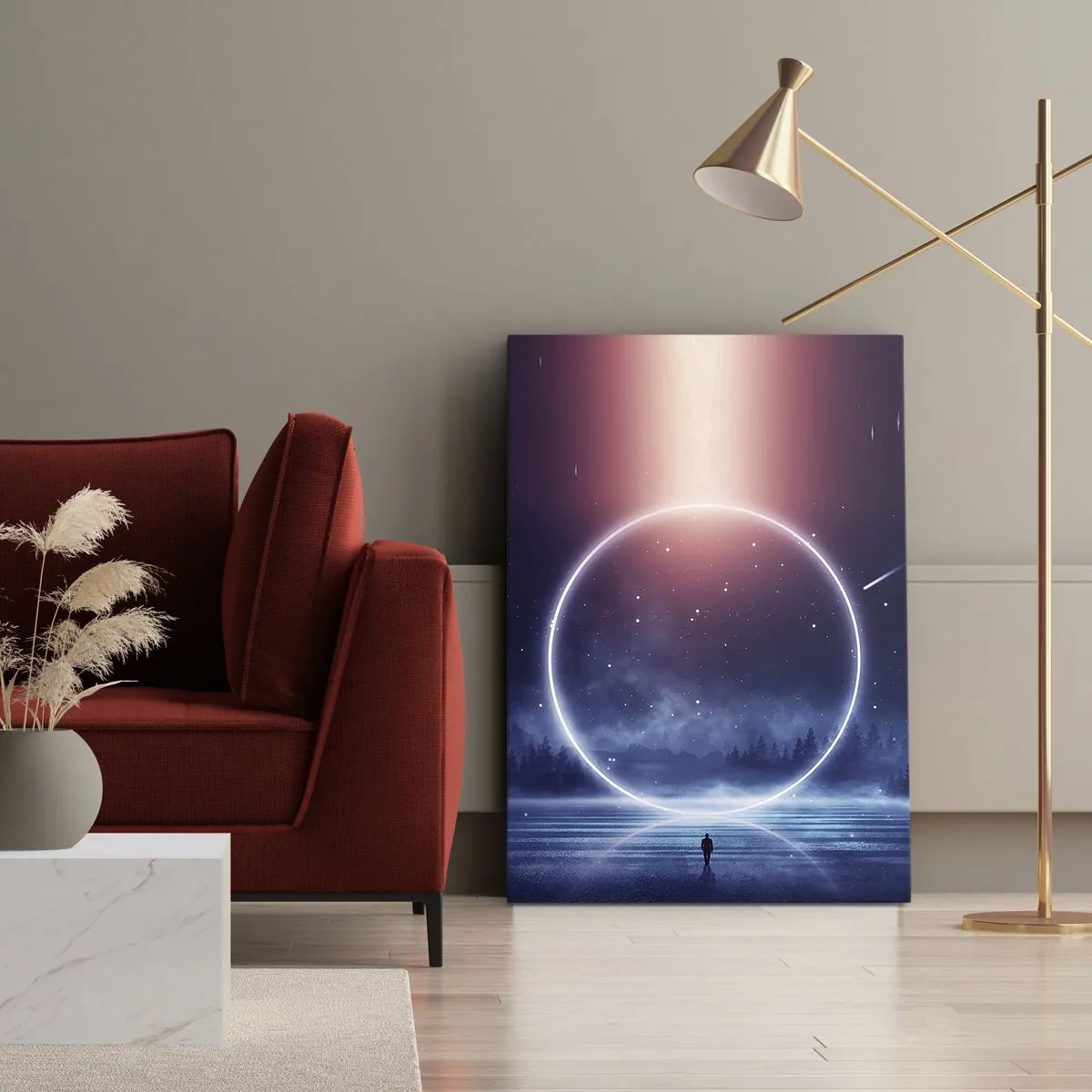 Canvas picture - They are Already Here… - 55x100 cm