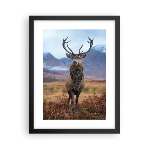 Poster in black frame - On Your Own Land - 30x40 cm