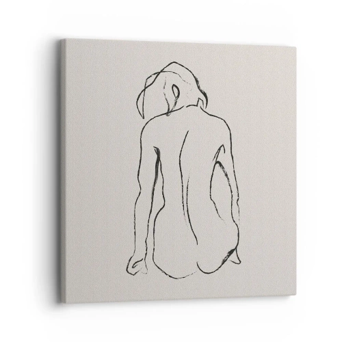Canvas picture - Woman Nude - 30x30 cm
