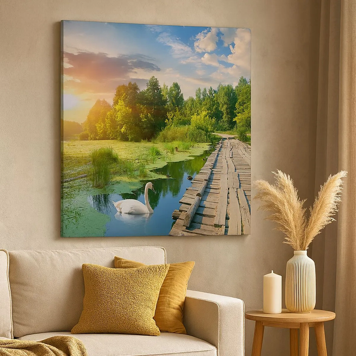 Canvas picture - Summer Everywhere - 30x30 cm